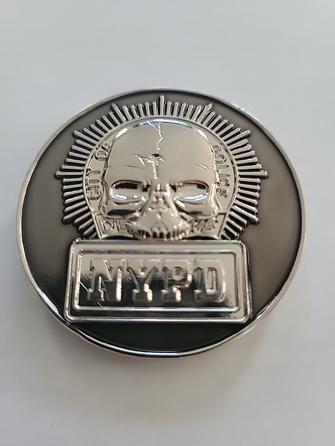 Rare NYPD Ballistics Squad Challenge Coin 