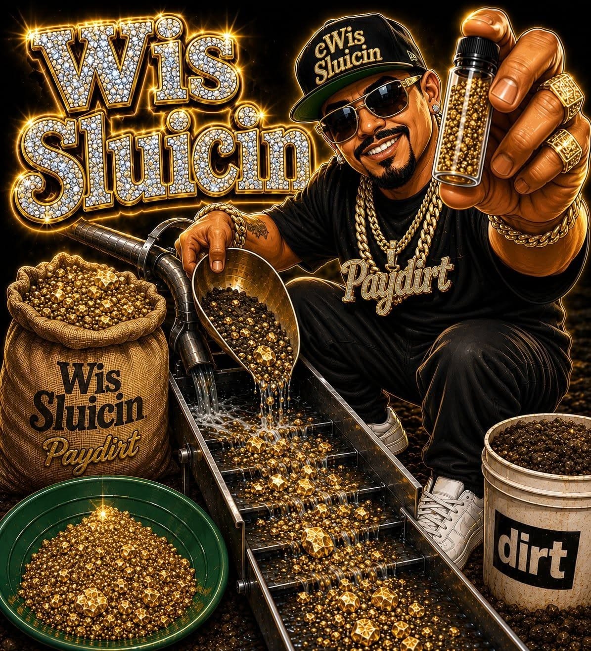 Wis Sluicin Exclusive Paydirt - BUY NOW - Guaranteed Gold in EVERY BAG 