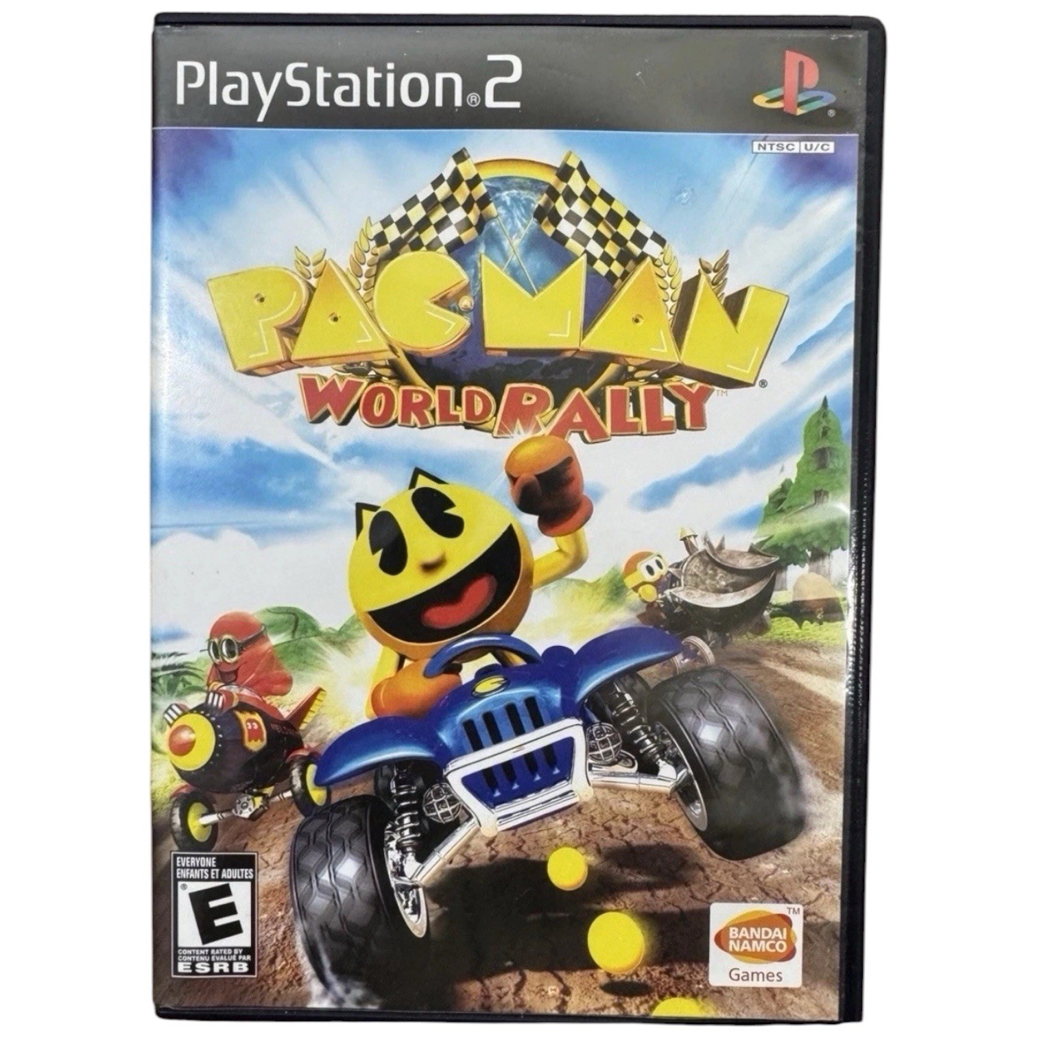 Pac Man World Rally Sony PlayStation 2 2006 PS2 With Manual