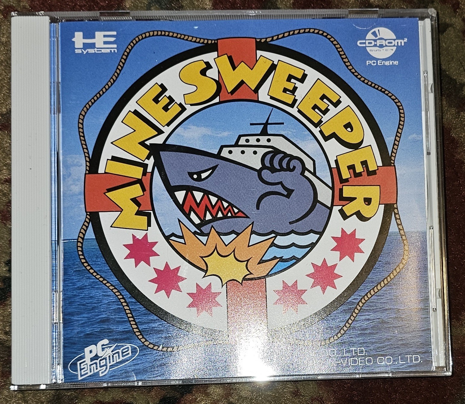 Mine Sweeper PC Engine CD Rom2 US SELLER