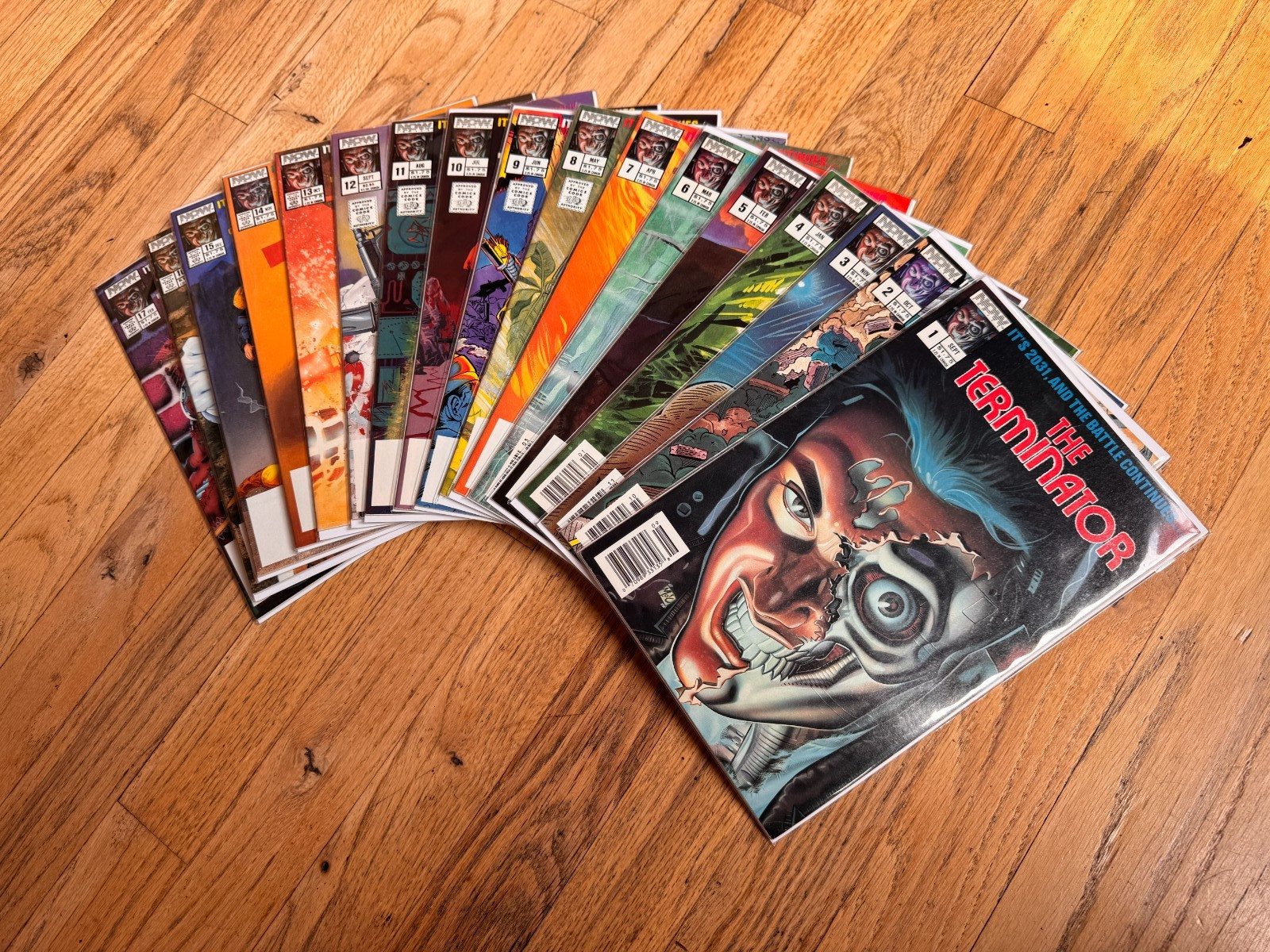 The Terminator #1-17 complete series run on NOW Comics (1988-1990) Full set