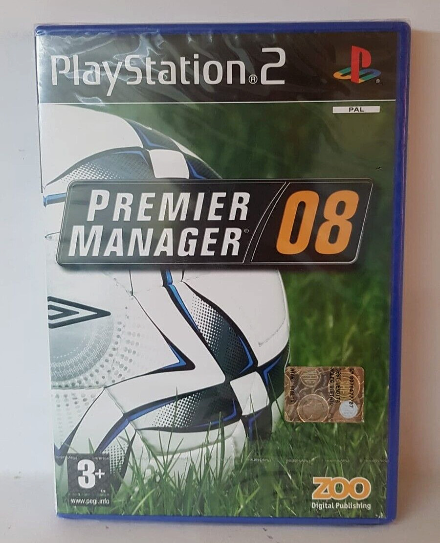 PREMIER MANAGER 08 - PLAYSTATION 2 PS2 SEALED