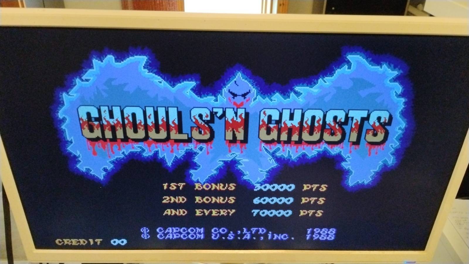 GHOULS'N GHOSTS DAIMAKAIMURA CAPCOM CPS1 JAMMA SYSTEM PCB
