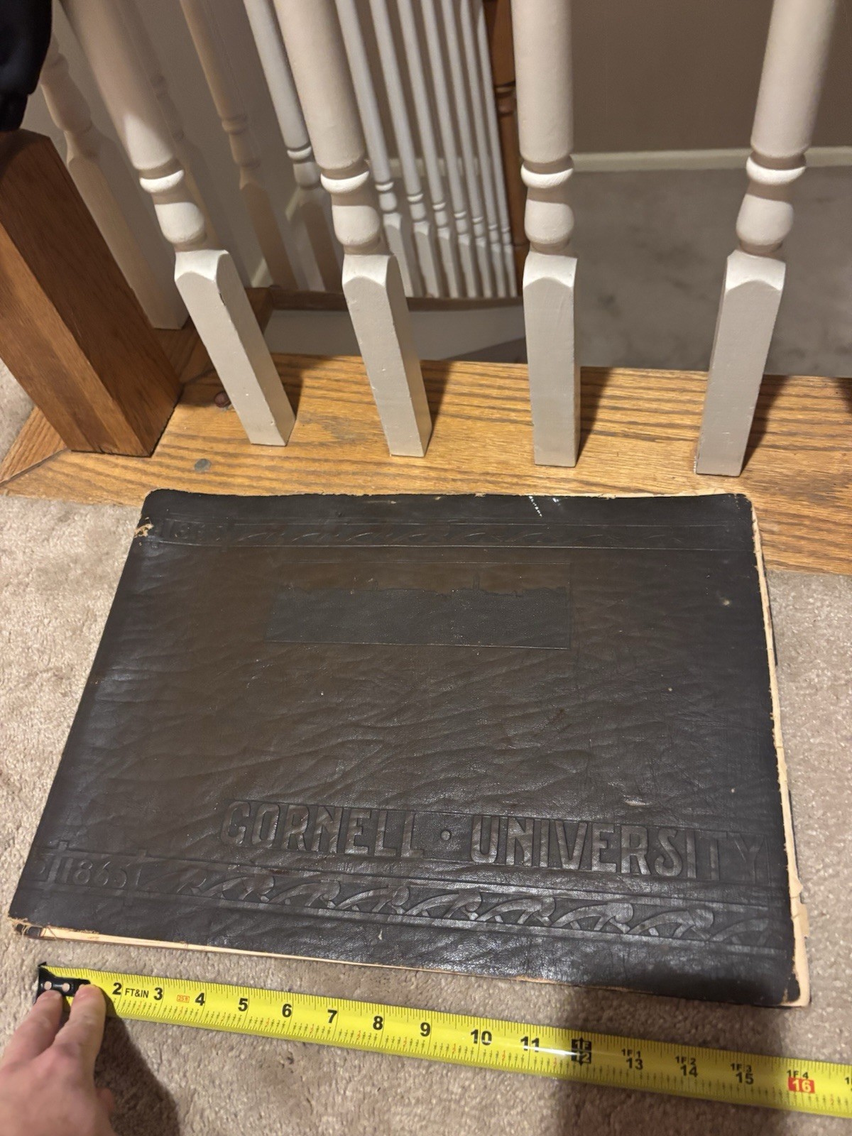 Cornell University 1925 A Book of Views Leather bound Original  Collectible