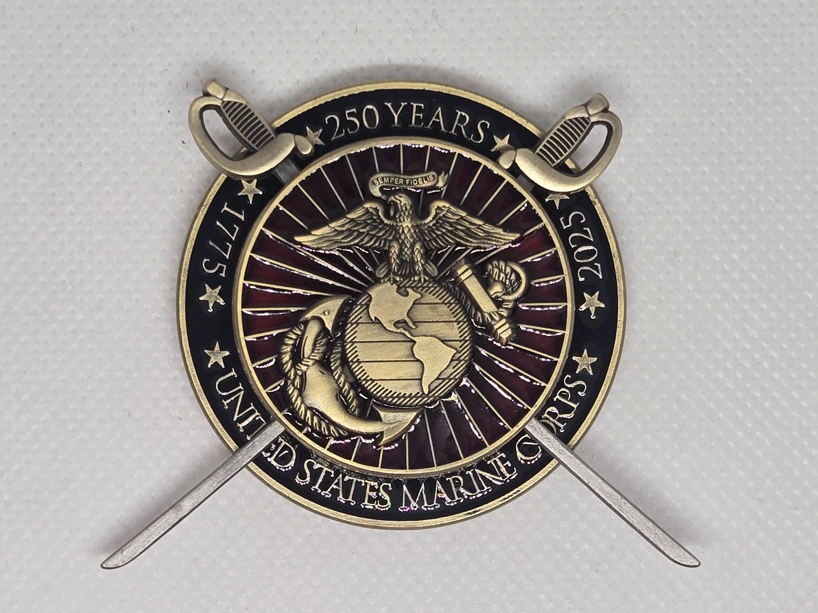 2025 United States Marine NCO Sword Challenge Coin 250th birthday ball 2026 251