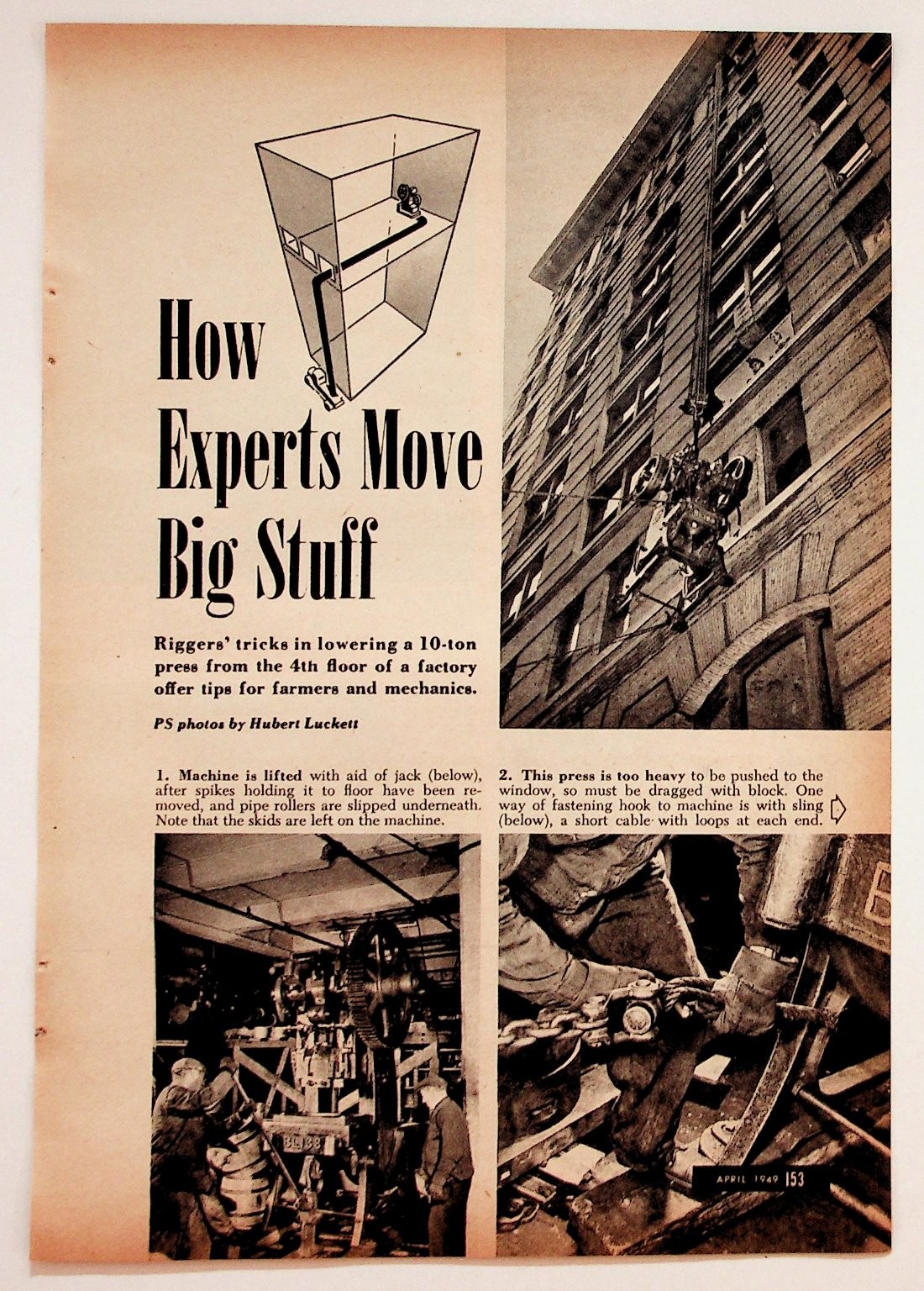 1949 Popular Science Magazine Article 