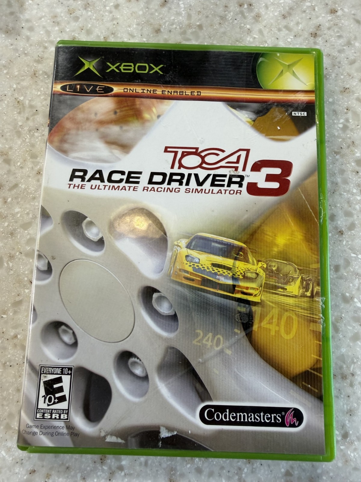 TOCA RACE DRIVER 3 X-BOX XBOX COMPLETE GAME DISC, MANUAL & CASE NES HQ
