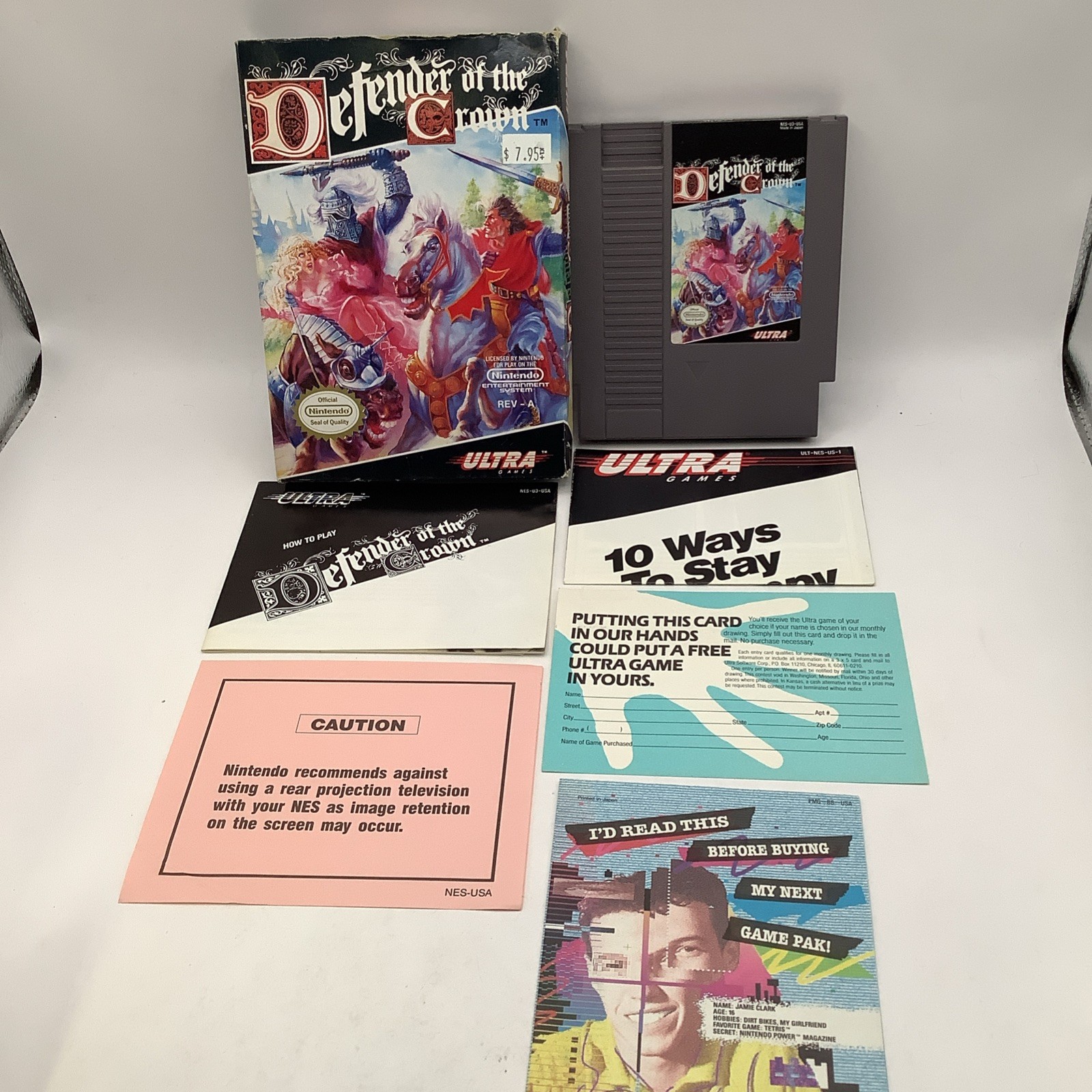 Defender of The Crown (Nes) (1989) CIB