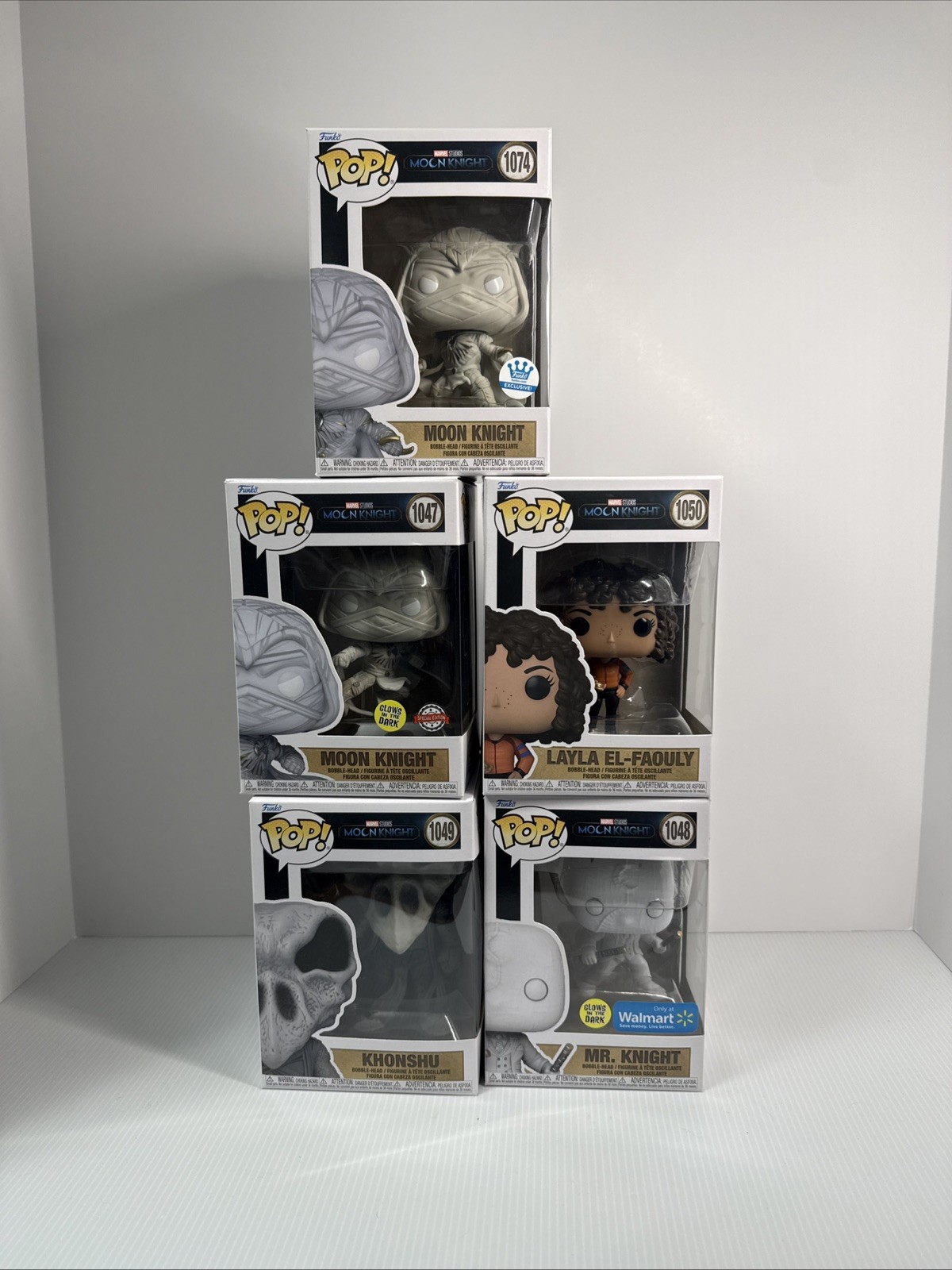Funko Pop Marvel Studios Moon Knight 5-Pack Vinyl Boxed Unopened 