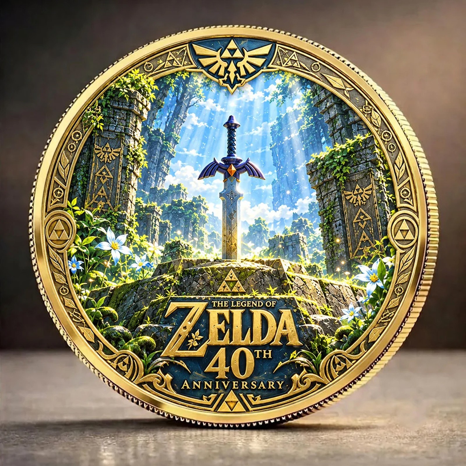 The Legend of Zelda 40th Anniversary Commemorative Coin - COIN002
