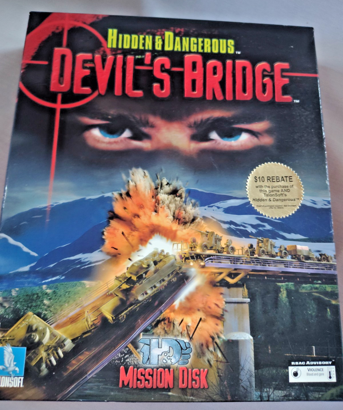 Hidden And Dangerous Devil's Bridge Mission Disk NIB