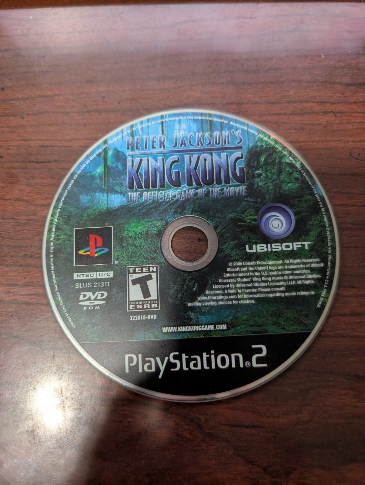 Peter Jackson\'s King Kong: The Official Game (PS2) NO TRACKING - DISC ONLY 6617