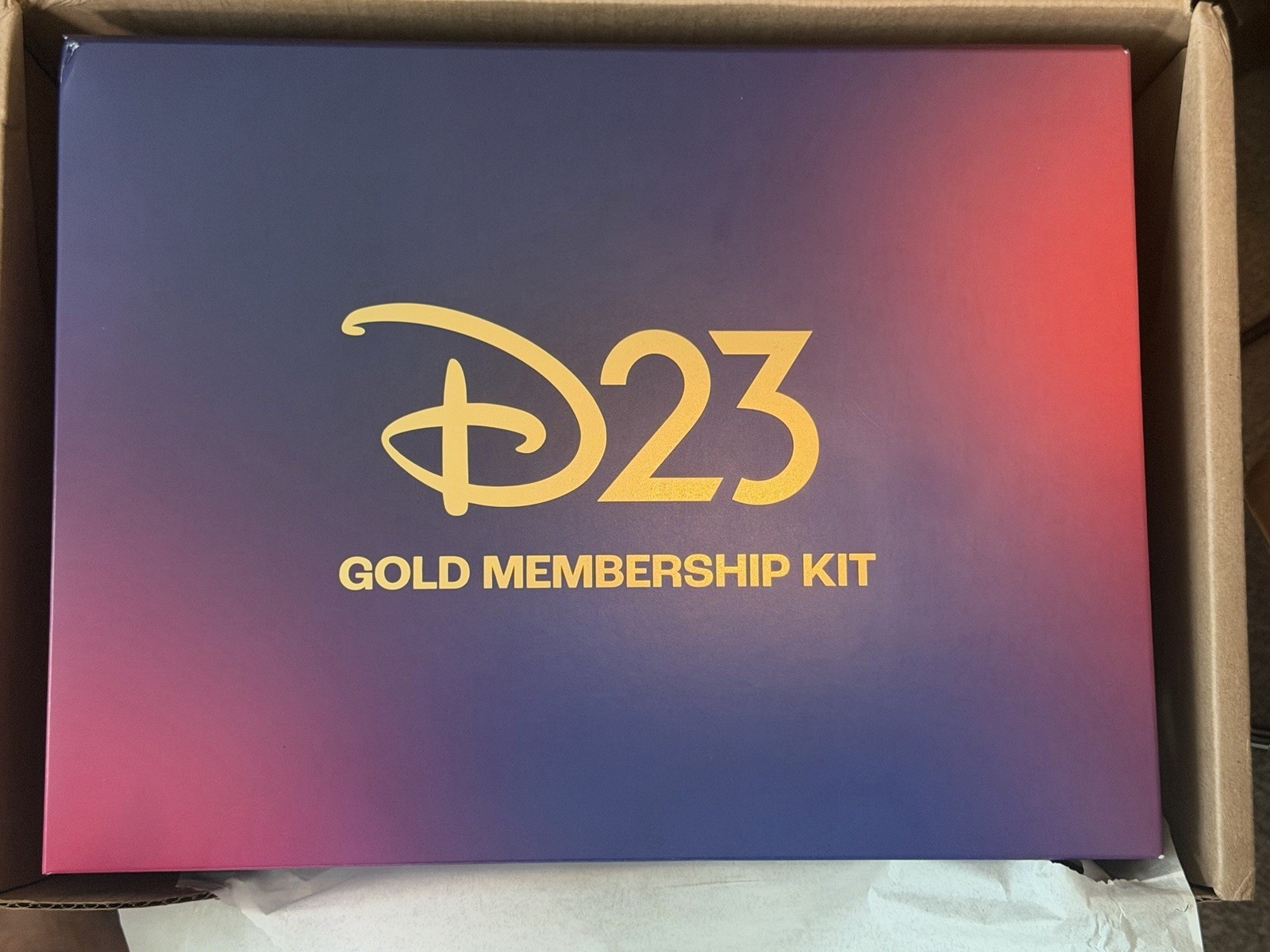 2026 Disney D23 Gold Member Exclusive Kit Mickey Statue, Pin, Pluto Magnet, Card
