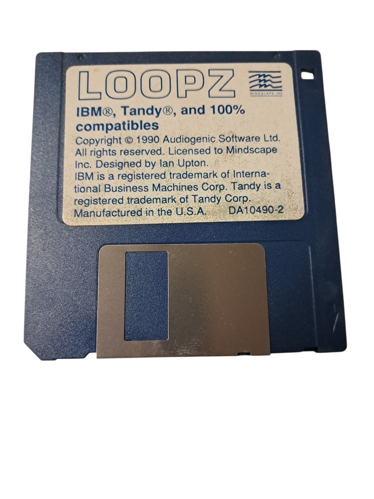 LOOPZ GAME PC MS-DOS COMPUTER 3.5\