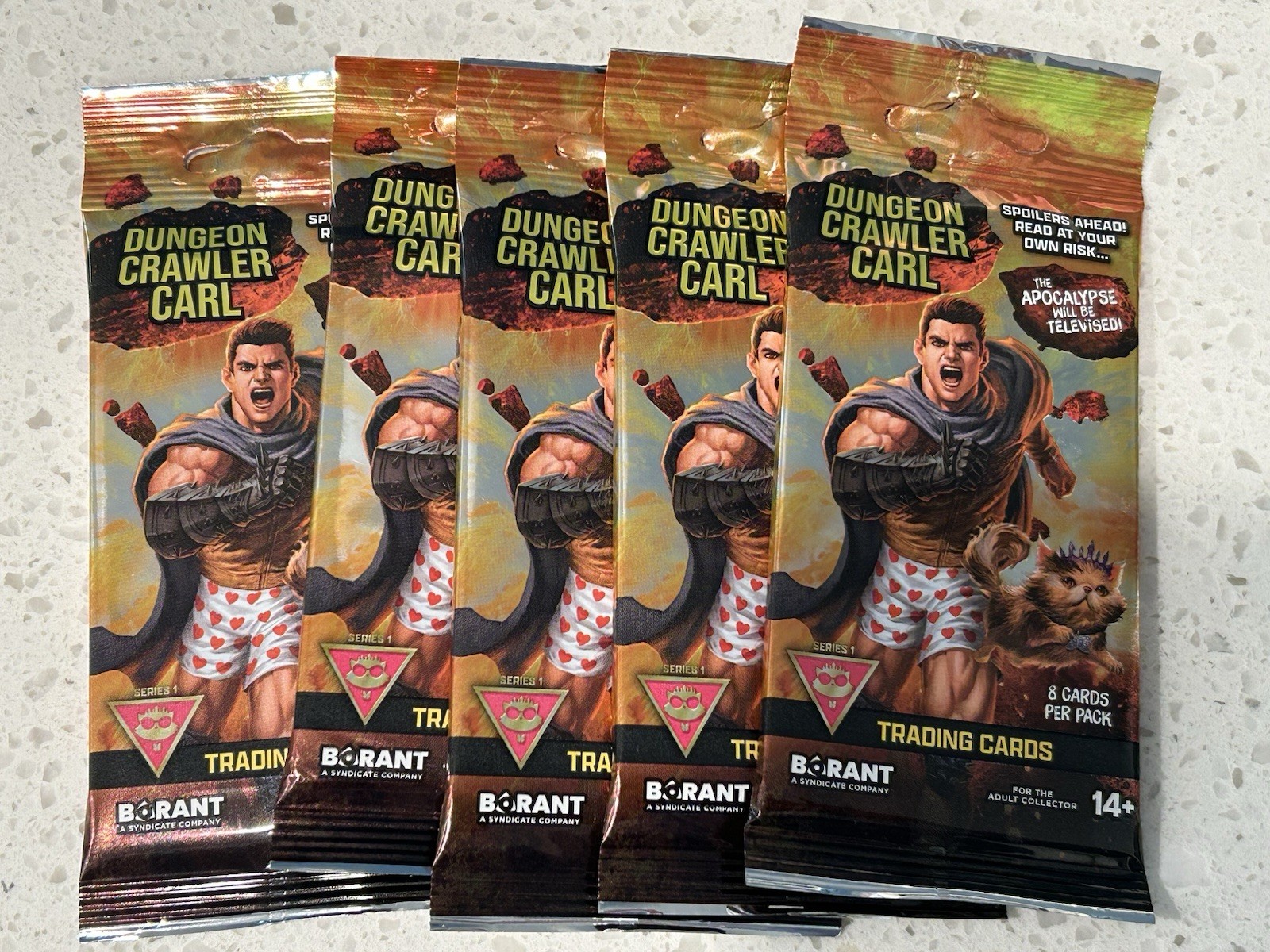Dungeon Crawler Carl Series 1 Trading Card Sealed Packs Borant Princess Donut X5