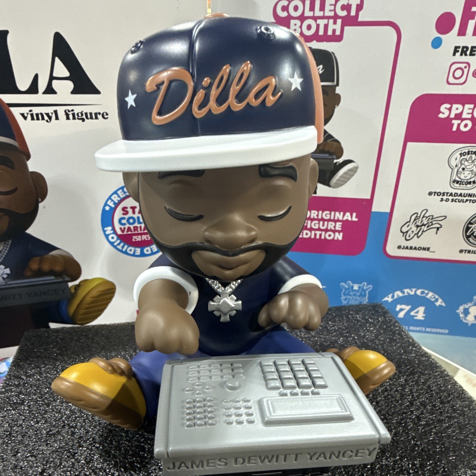 Fresh Mart J Dilla Vinyl Figure Multicolor Color Variant Limited Edition 250