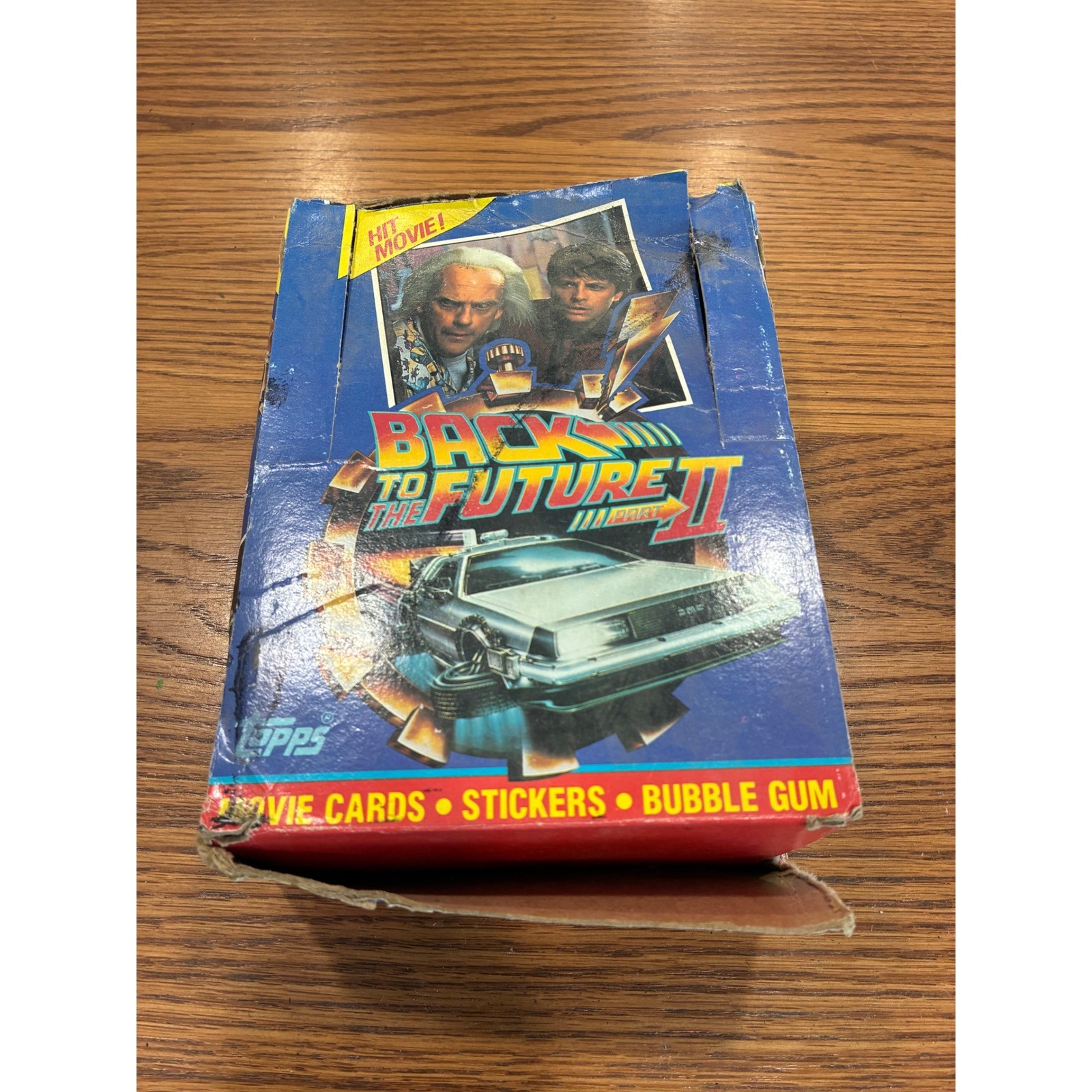 1989 Topps Back to the Future Part II Trading Cards & Original Display Box