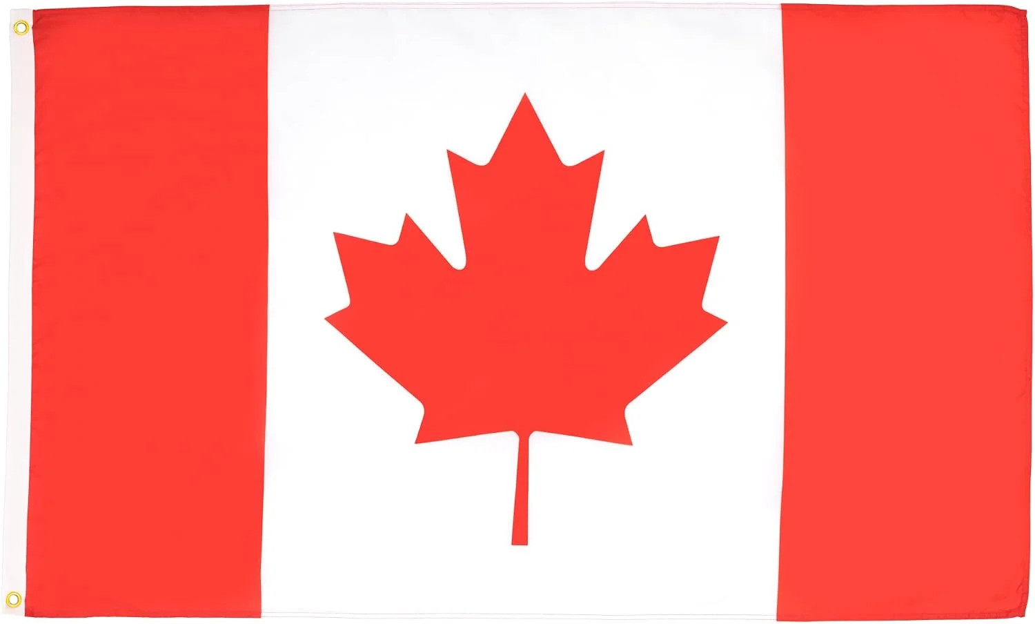 Canada Flag 2x3 ft Canadian 100D Polyester 2 Grommets