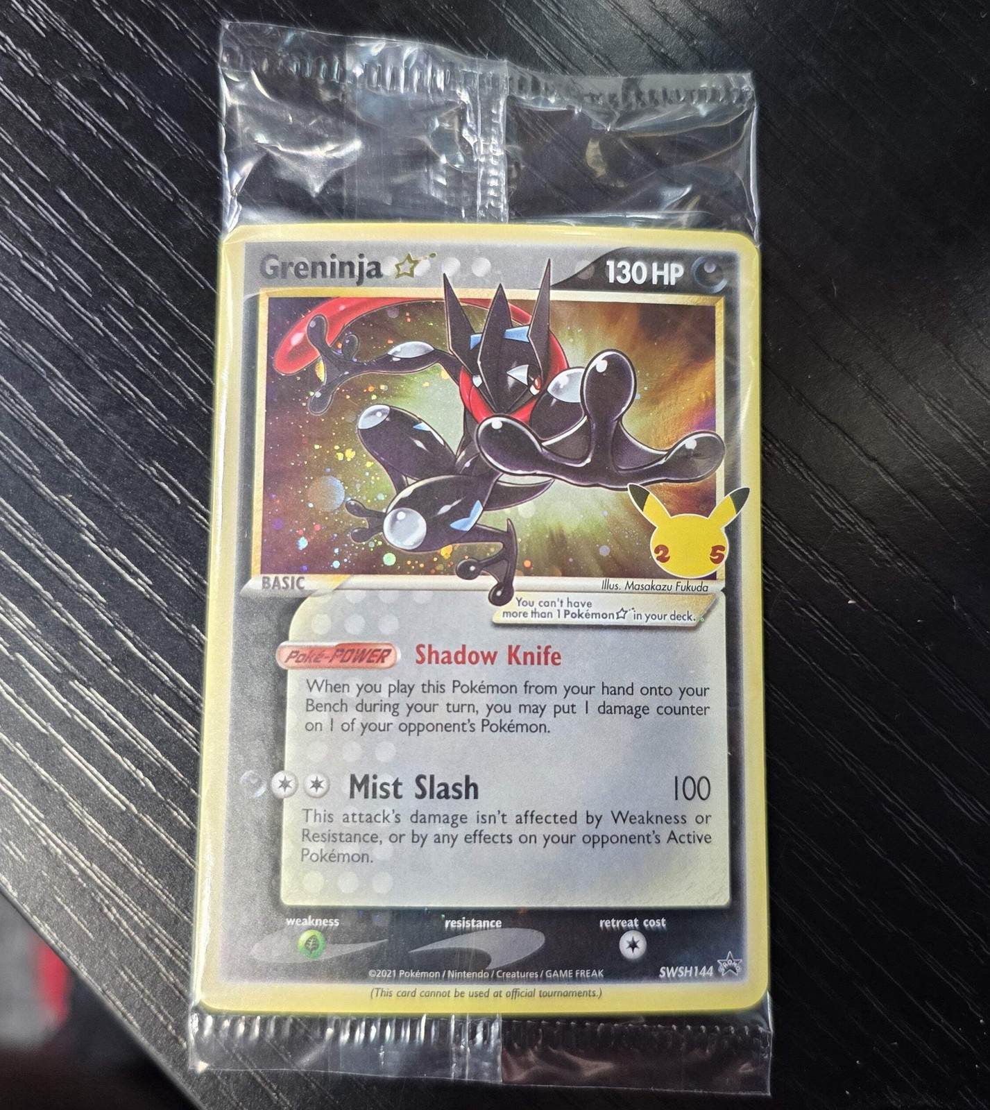 SWSH: Sword & Shield Promo Cards #SWSH144 Greninja Star Sealed Holo 30244
