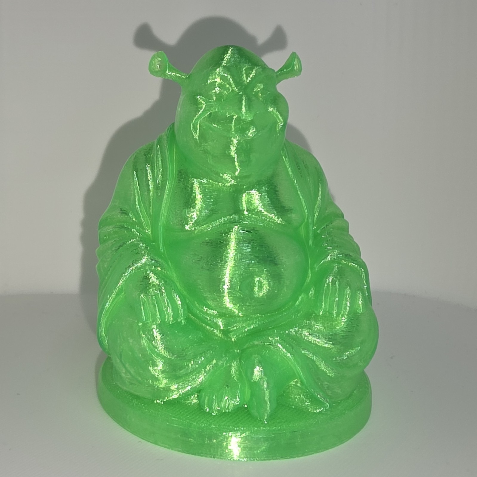 Shrek Buddha Decorative figure green
