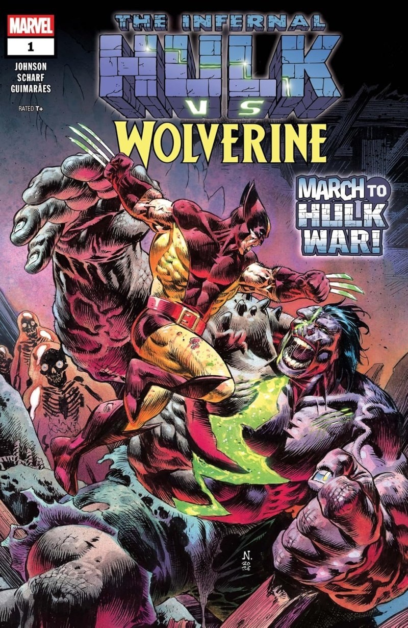 The Infernal Hulk vs Wolverine #1 9/23/26 Marvel Comic 1st Print