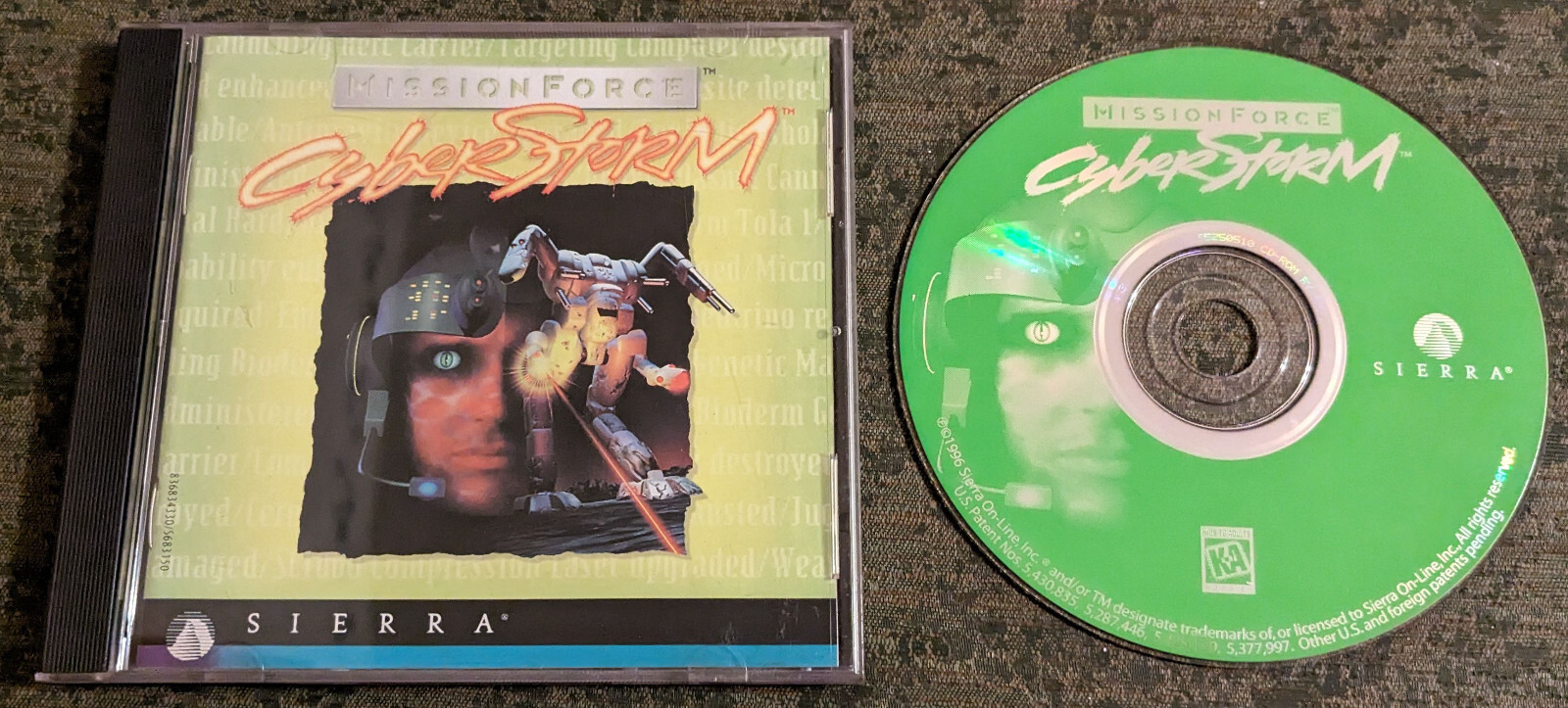 Missionforce : Cyberstorm - rare retro PC game - Sierra
