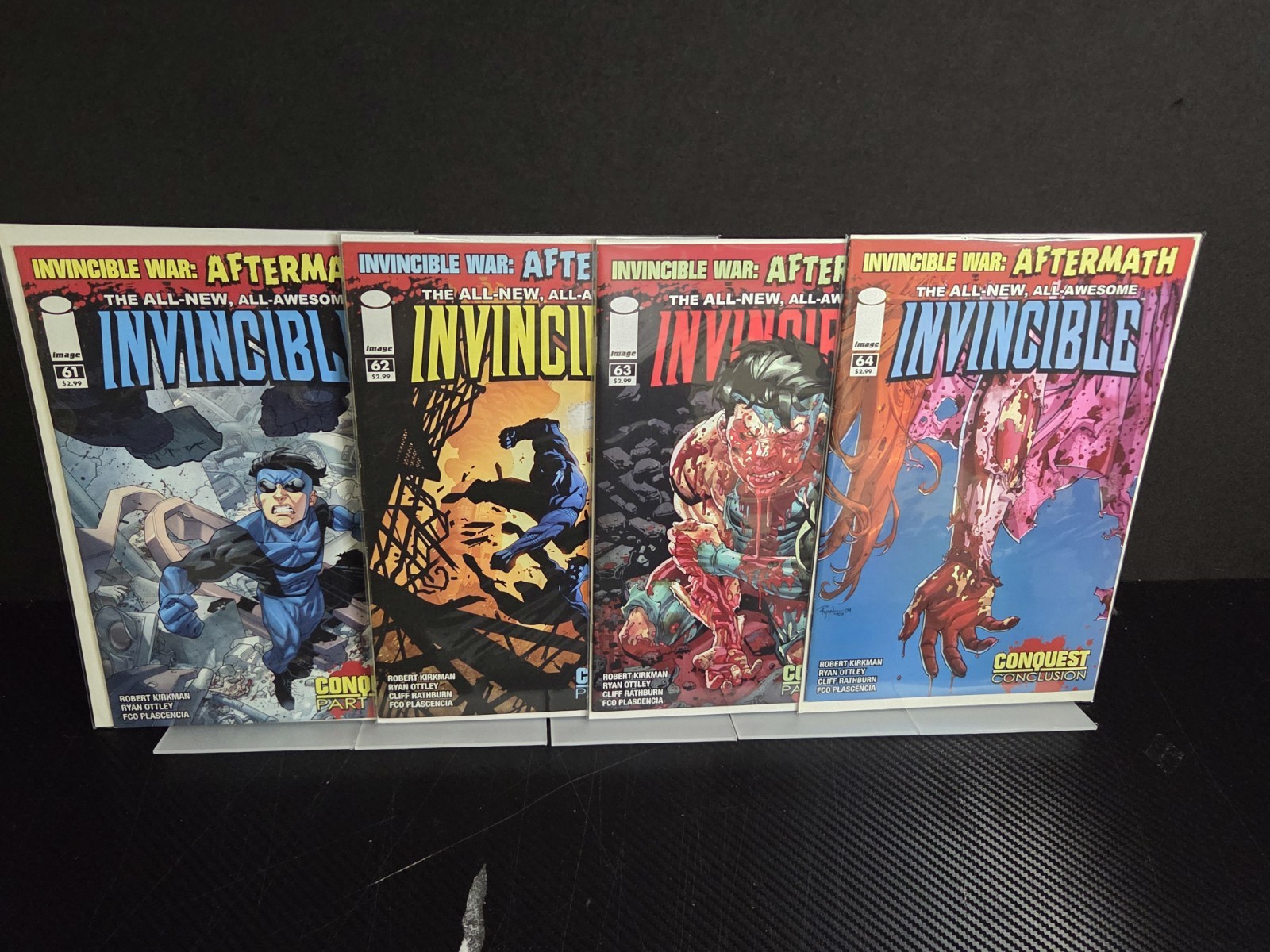 INVINCIBLE  61 62 63 64 1ST APPEARANCE CONQUEST FULL RUN IMAGE COMICS 