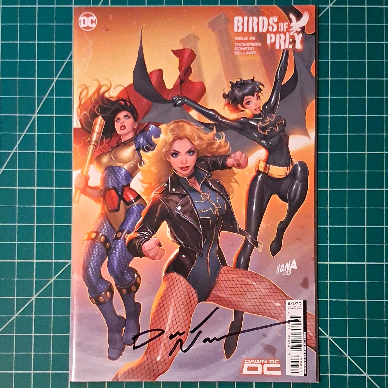 DC Birds of Prey #2 Variant Cover Signed David Nakayama 2024 NM/M 9.8
