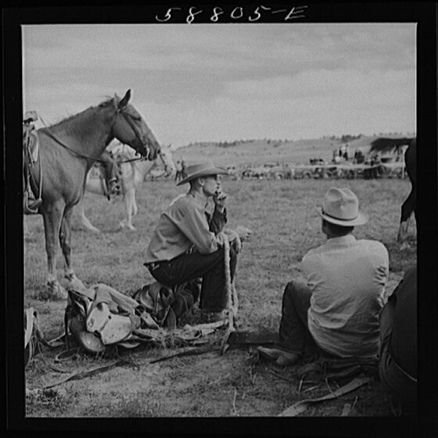 Photo:Ashland Montana Cowboys Annual Rodeo 1940s Horsemen