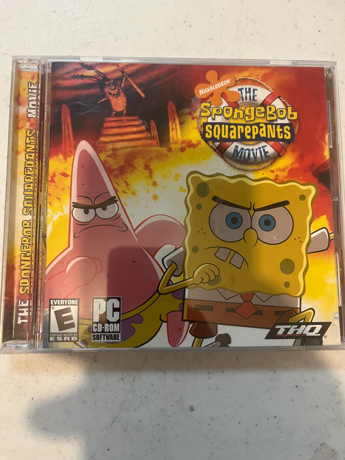 The SpongeBob SquarePants Movie PC CD-ROM Game Jewel Case Nickelodeon THQ 2004