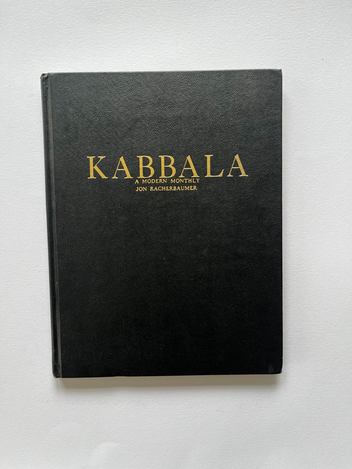 Kabbala: A Modern Monthly ~  Jon Racherbaumer ~ card magic sleight-of-hand book