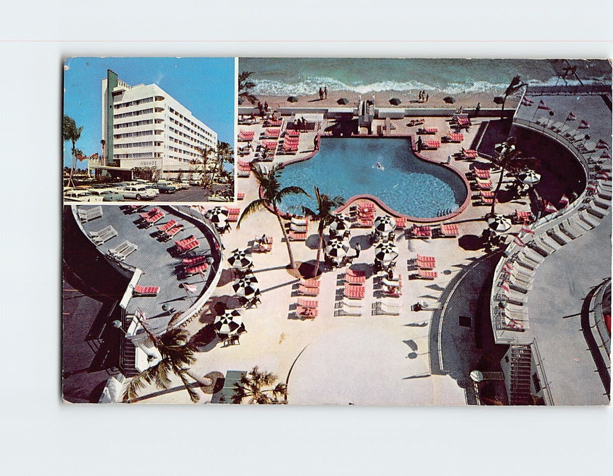Postcard The Ivanhoe by the Sea Miami Beach Florida USA