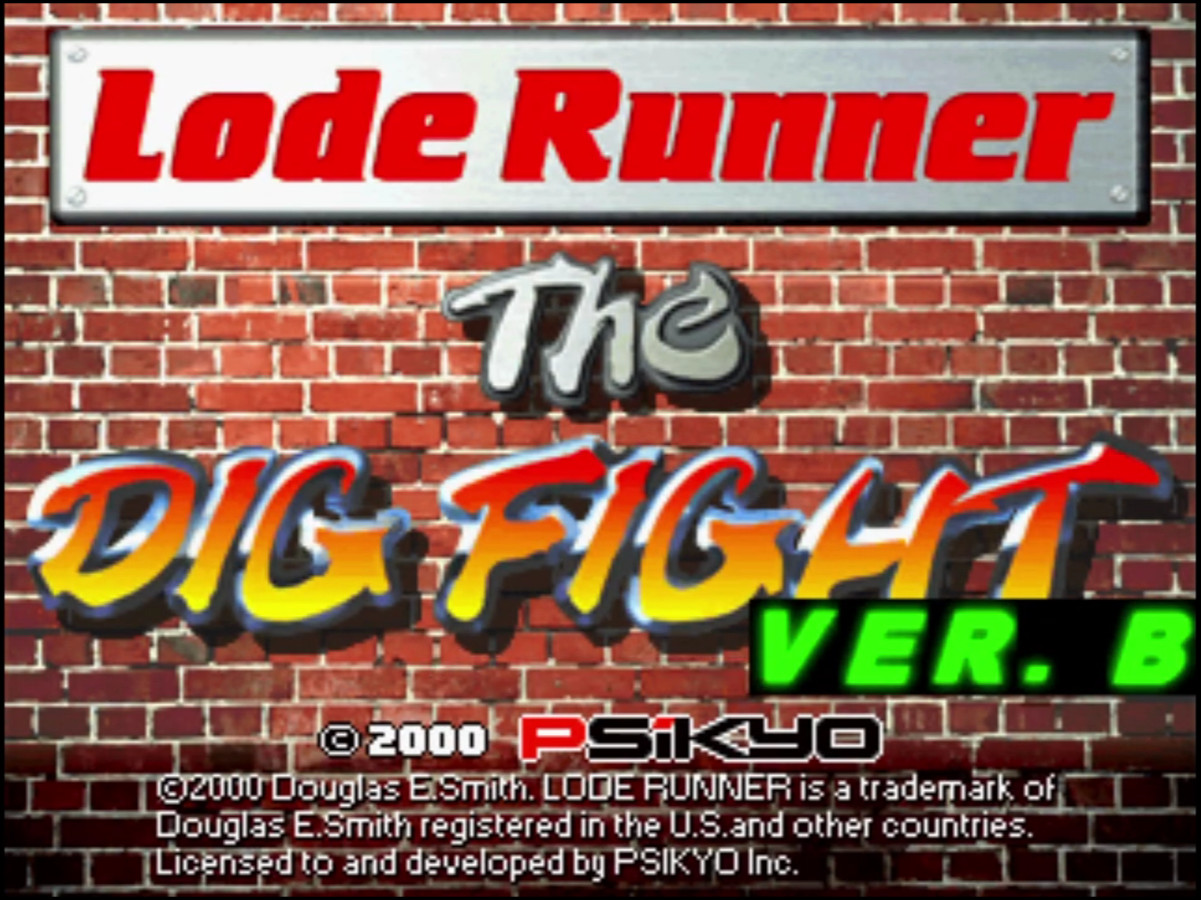 Psikyo 2000 Lode Runner The DIG FIGHT Ver. B Arcade PCB JAMMA Board Only Working