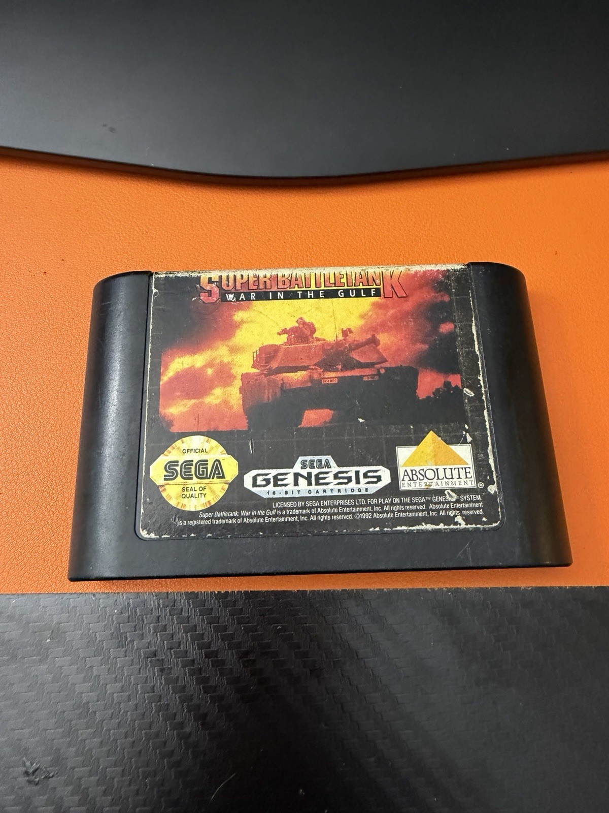 Super Battletank: War in the Gulf (Sega Genesis, 1992) – Cleaned, Tested & Worki