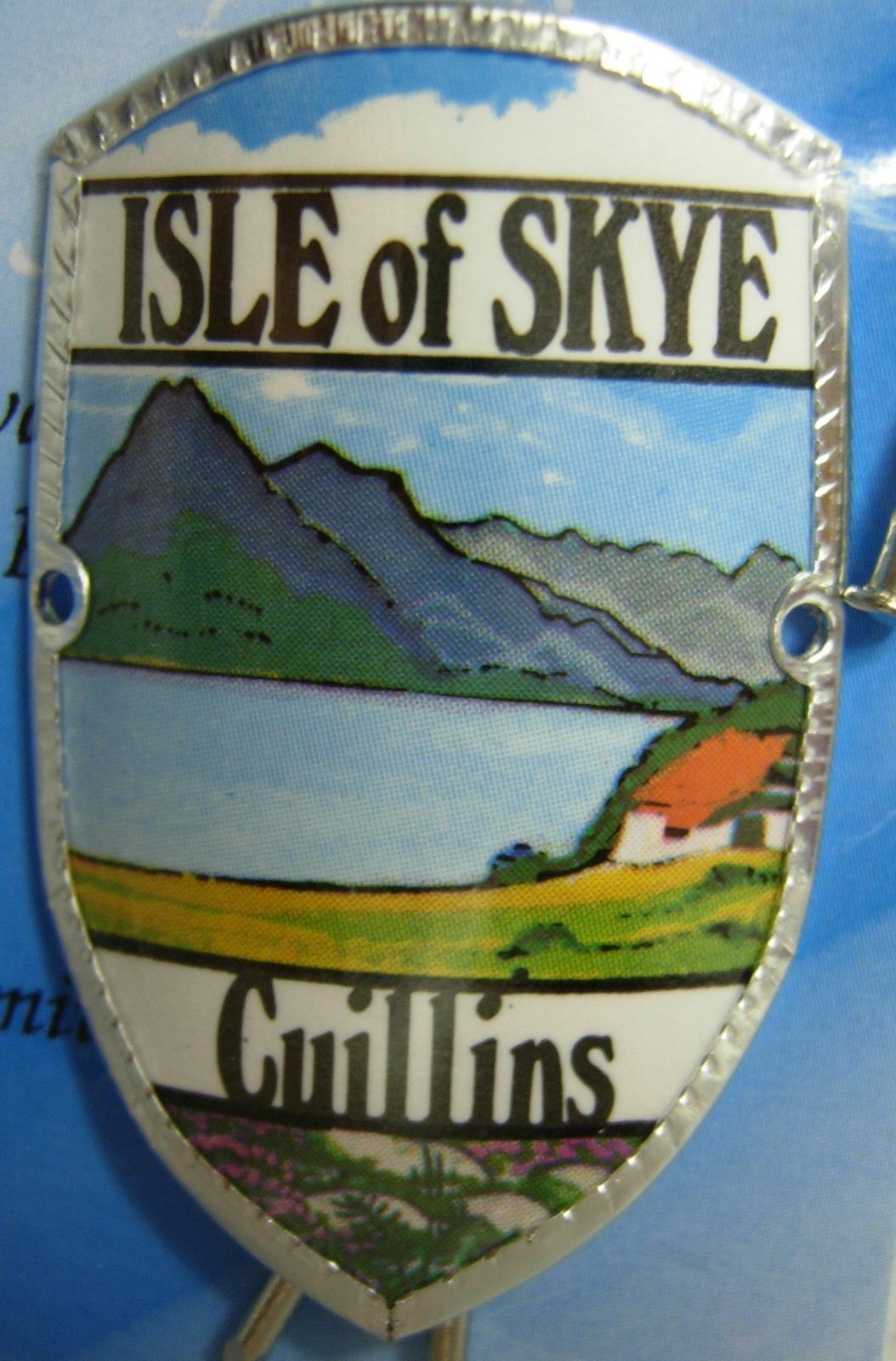 Scotland Isle of Skye Cuillins new mount stocknagel hiking medallion G9764
