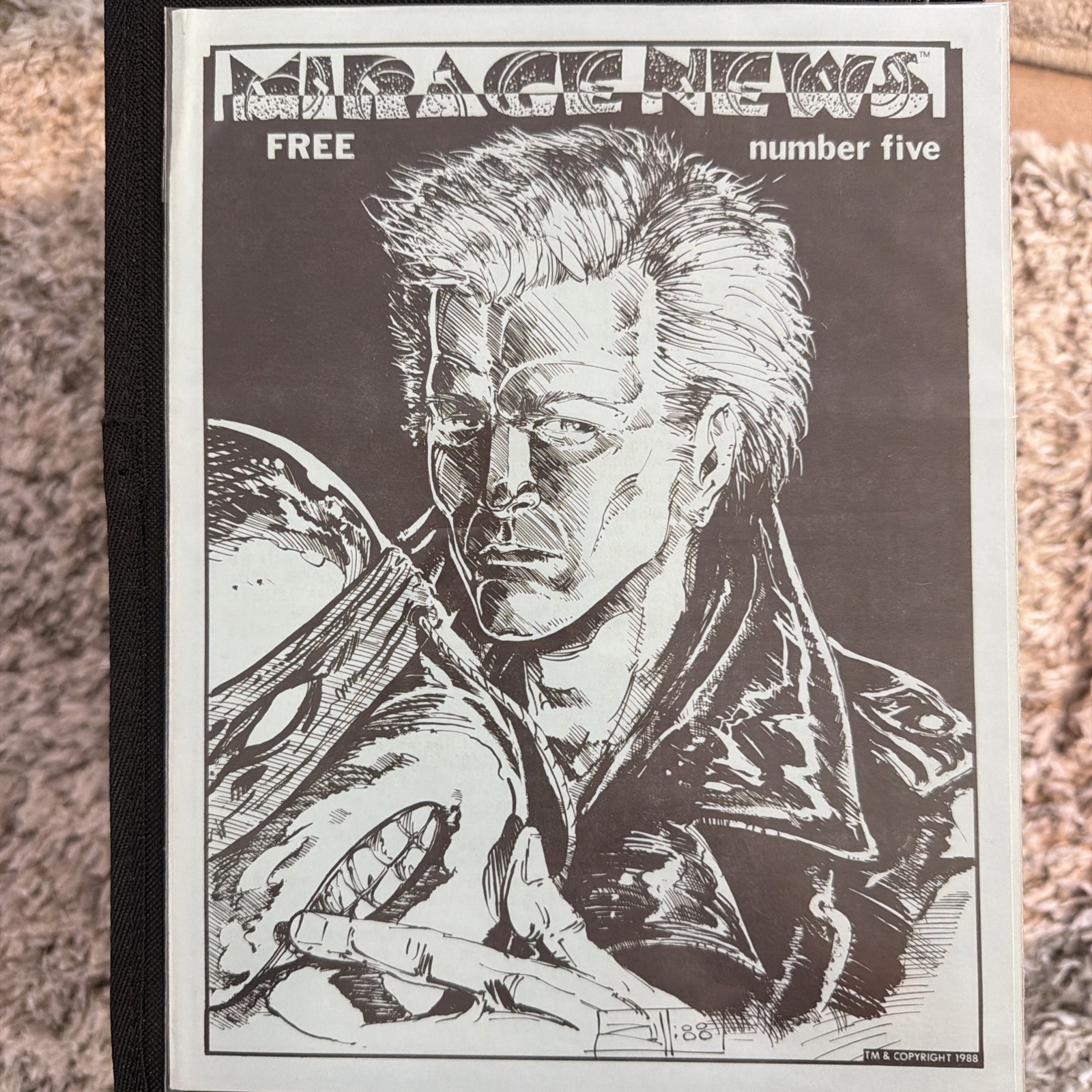 EXTREMELY RARE TMNT “MIRAGE NEWS” Newsletter 1988 VOL 1 NO 5
