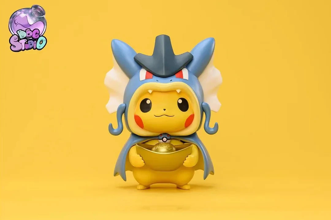 Pikachu Poncho Blue Gyarados Resin Statue Cosplay Figure BBG Studios