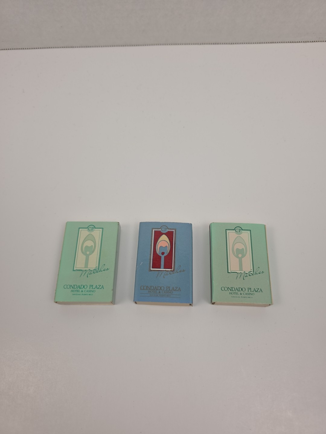 Vintage Condado Plaza Hotel Casino Matchbox San Juan PR Matchbooks Lot Of 3