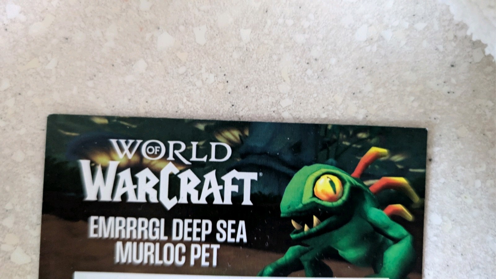 Emrrrgl Deep Sea Murloc Pet Blizzard BlizzCon exclusive Only Code  