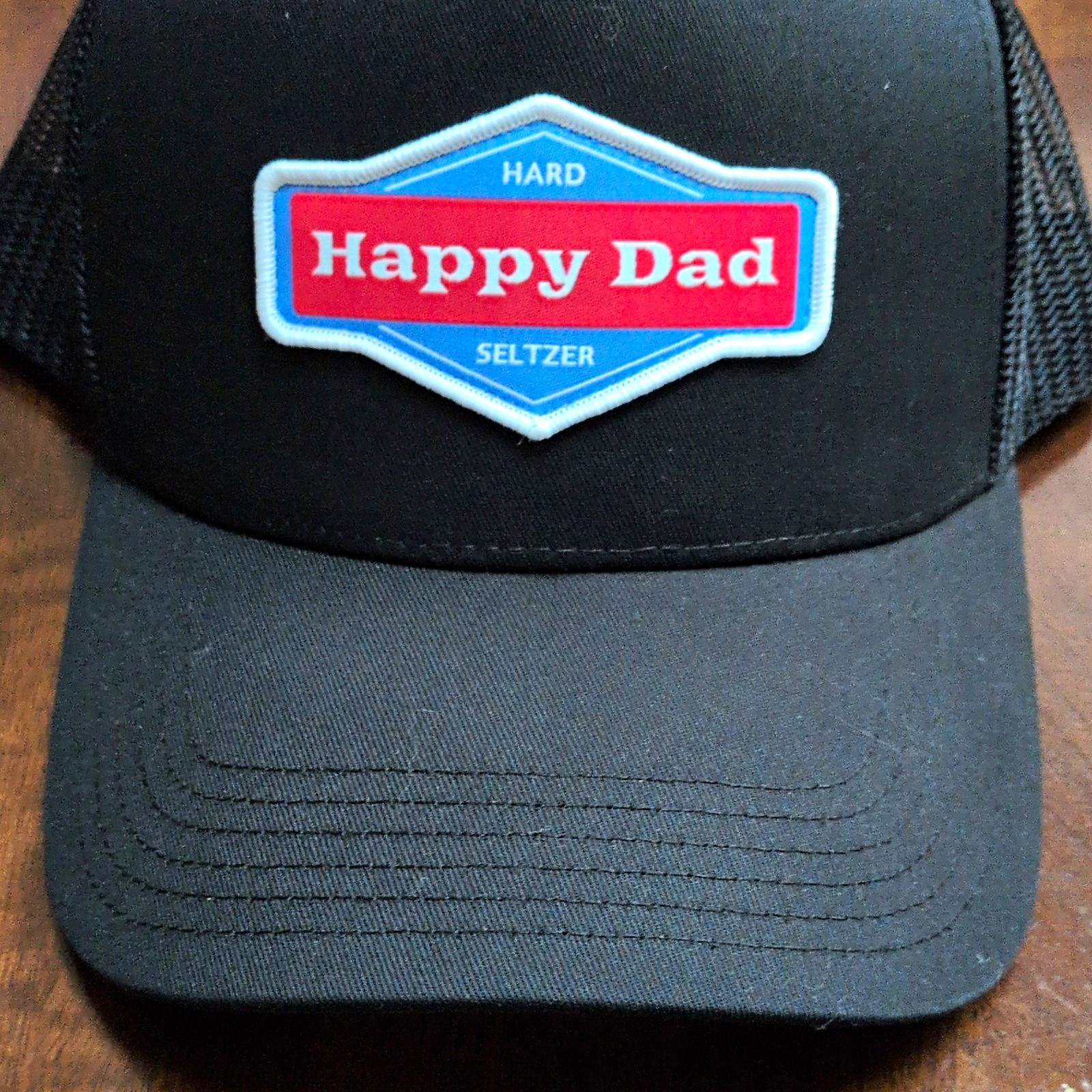 Happy Dad  Black  AUTHENTIC TRUCKER HAT MELK GEAR