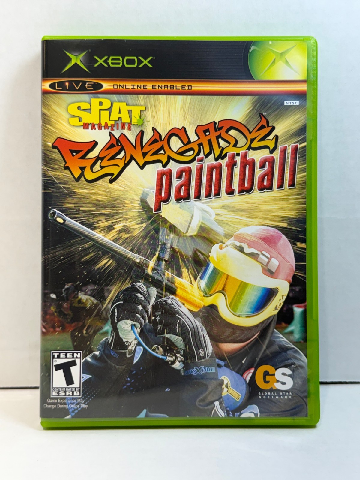 Splat Magazine Renegade Paintball Original Xbox COMPLETE Tested 