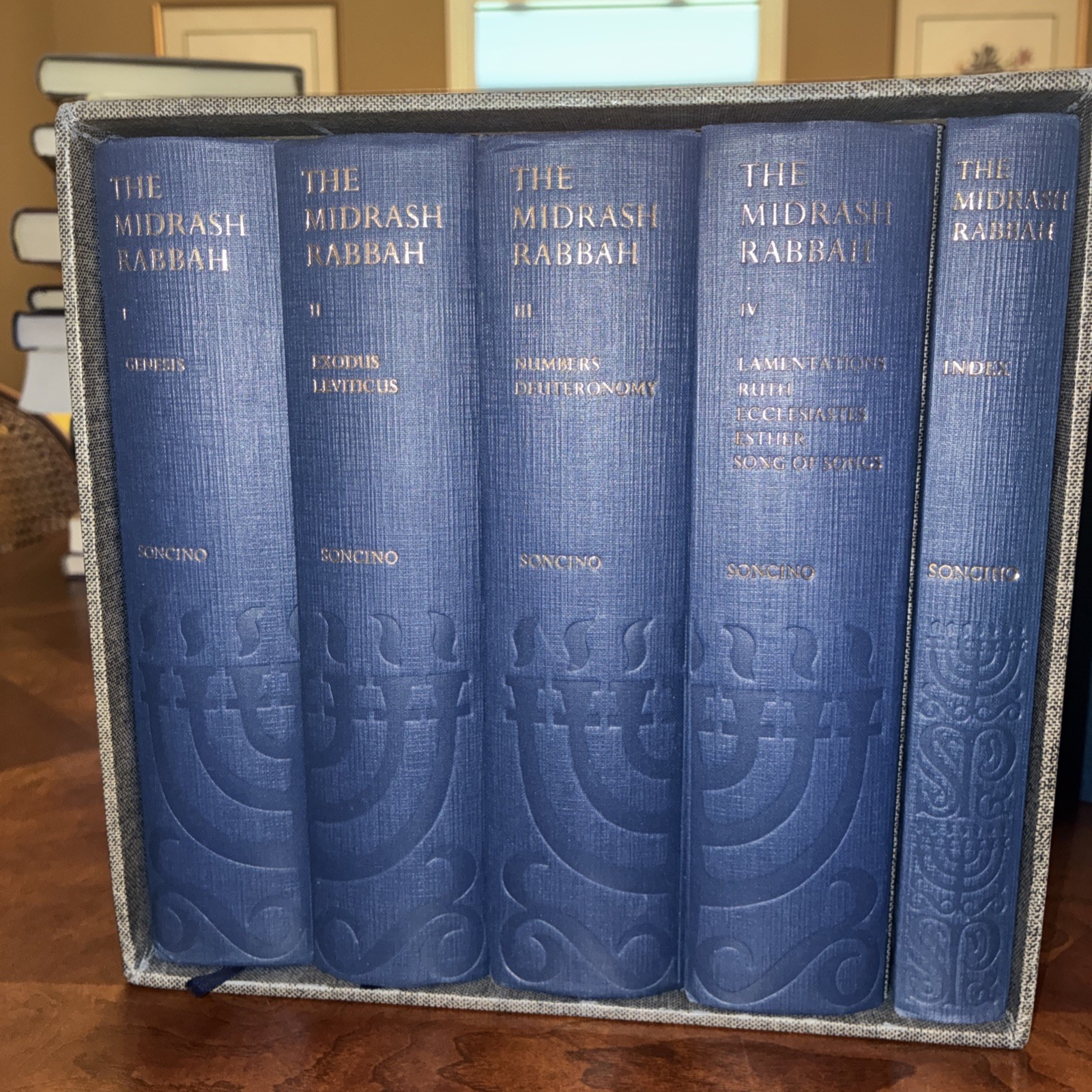 Midrash Rabbah In English Soncino Press Compact edition 10 Volumes in 5 Books