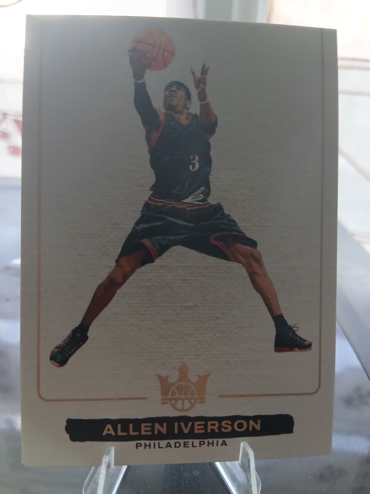 Allen Iverson Blank Slate Panini Court Kings 2025 2026 Case HIt #28 Sixers 76ers