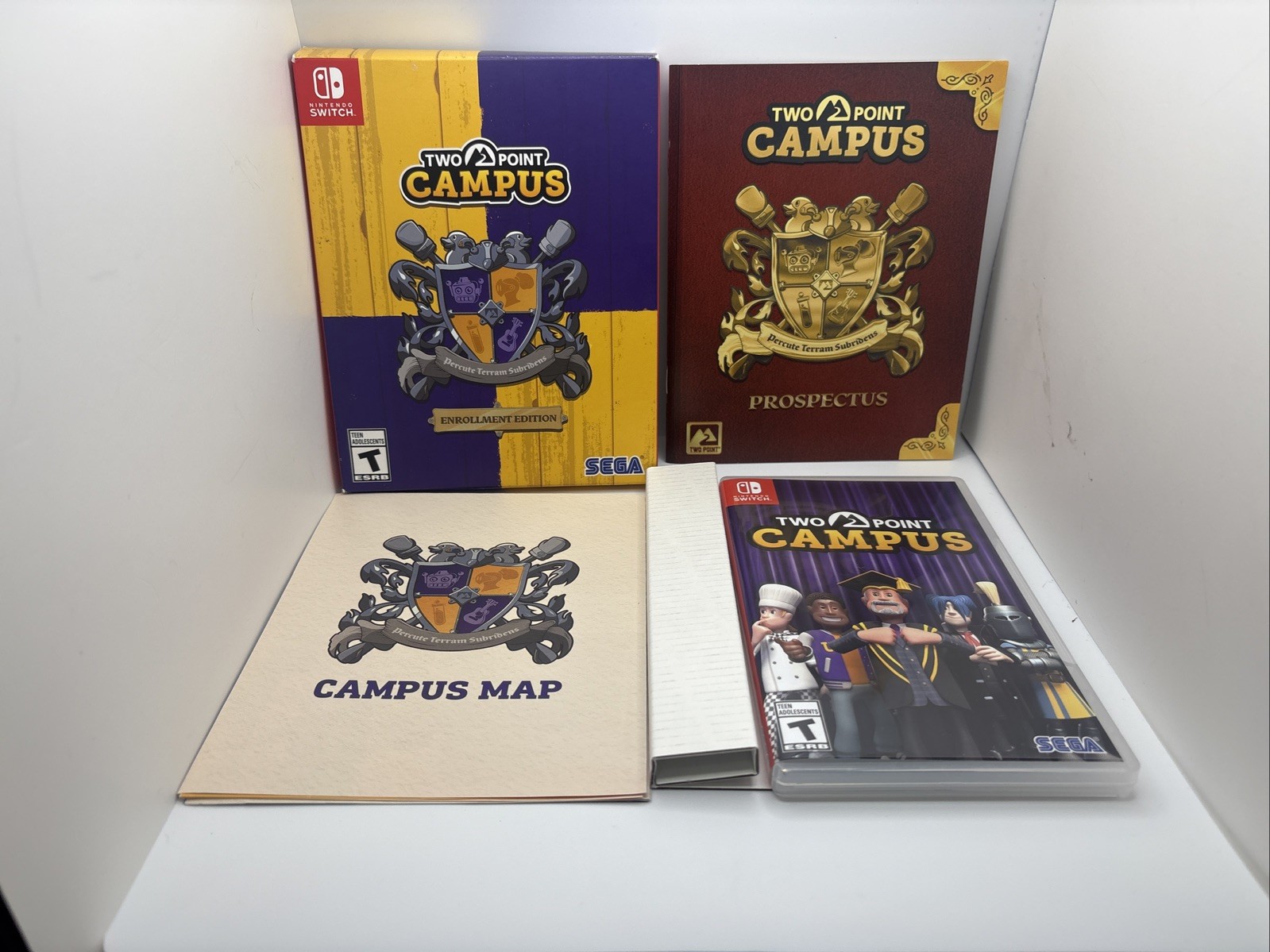 Two Point Campus Enrollment Launch Edition - Nintendo Switch Complete In Box CIB