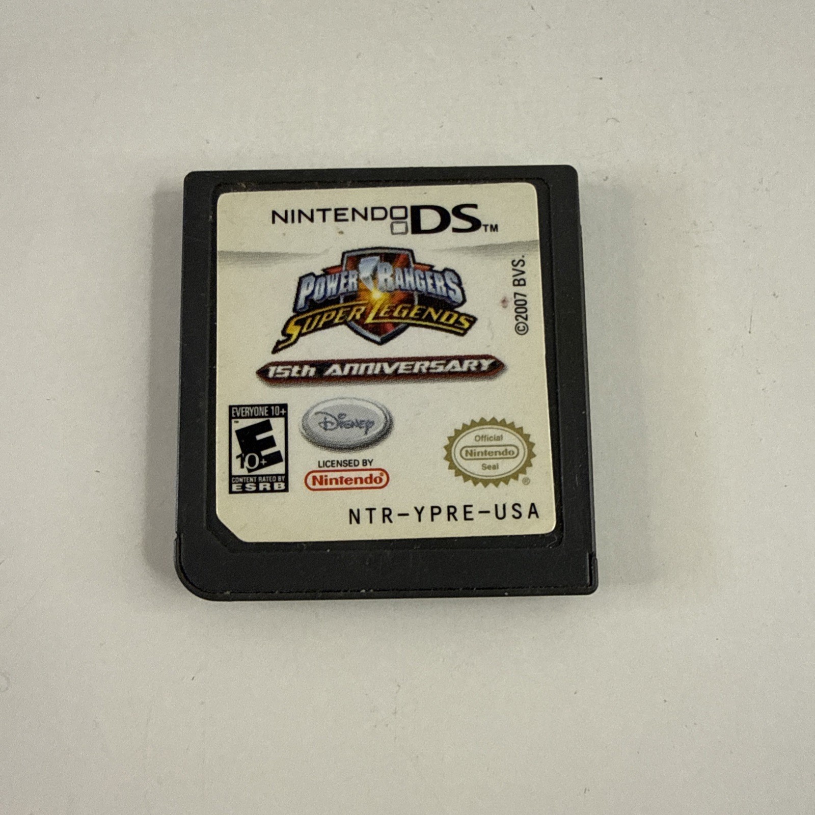 Power Rangers Super Legends - 15th Anniversary (Nintendo DS, 2007) Loose Tested