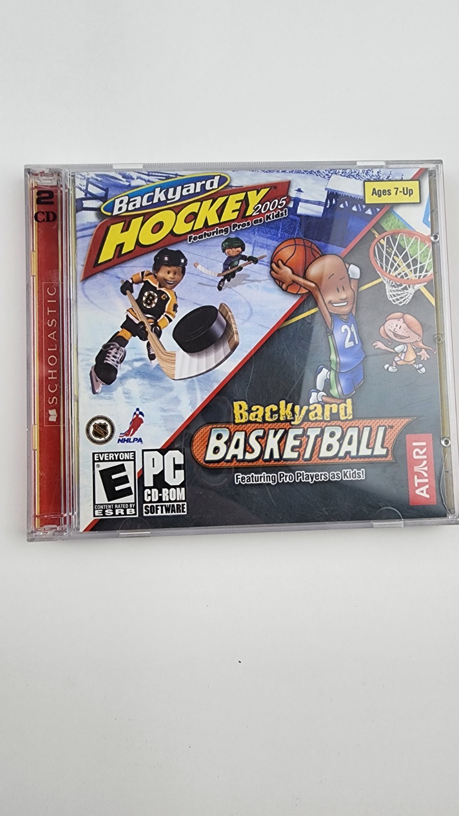 Backyard Hockey 2005 & Backyard Basketball PC CD-ROM Windows & Mac 2 Game Discs