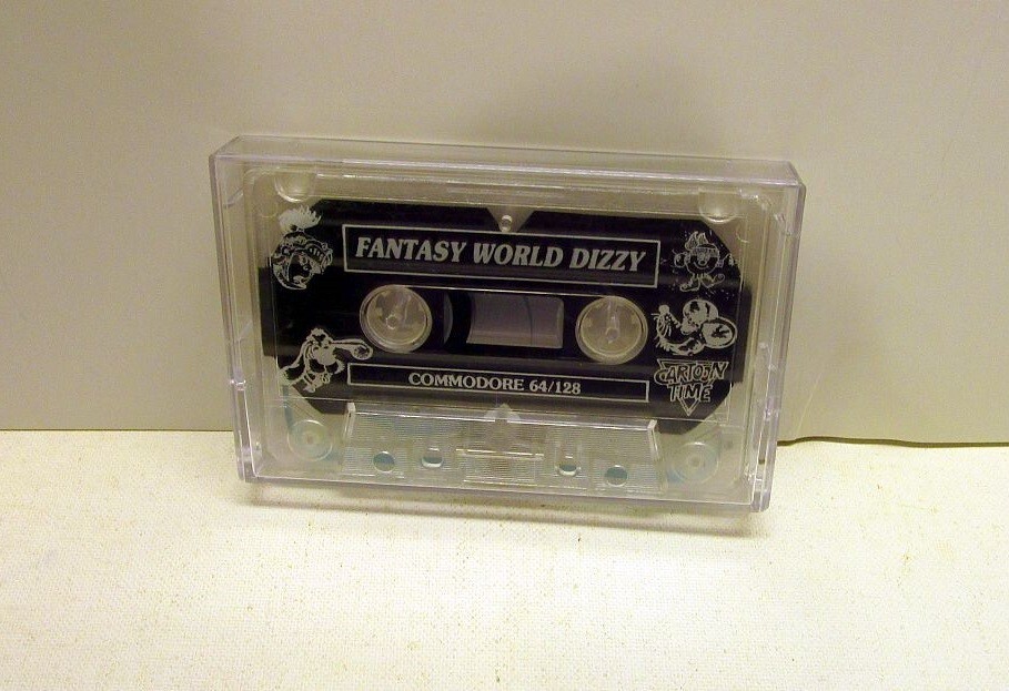 Highly Rated Fantasy World Dizzy by Codemasters for Commodore 64/128