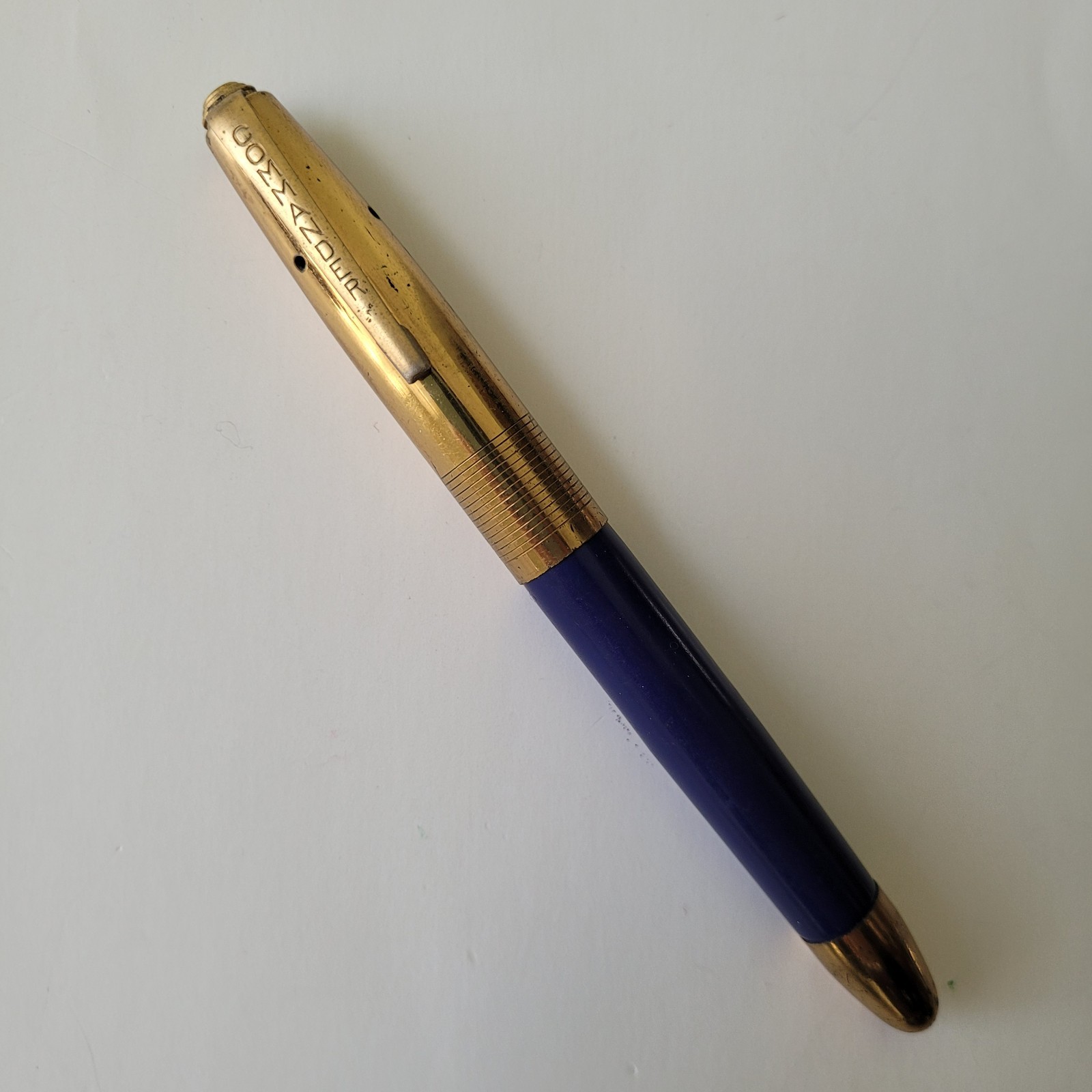 Vintage Commander Fountain Pen Lever Fill Smoothline Medium Nib