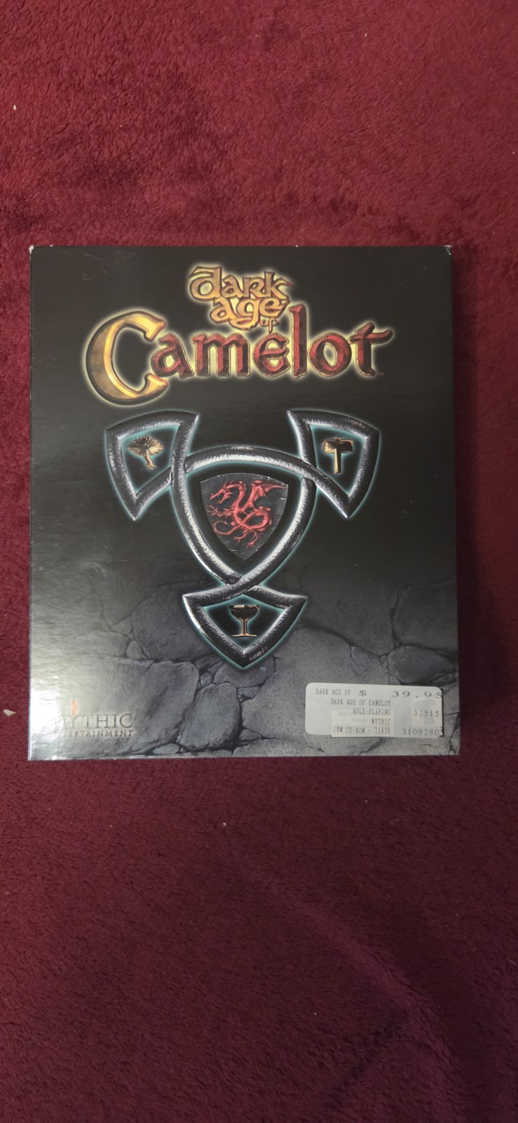 Dark Age of Camelot (PC, 2001) PC Big Box CIB w/ Poster, Map & Content Update CD