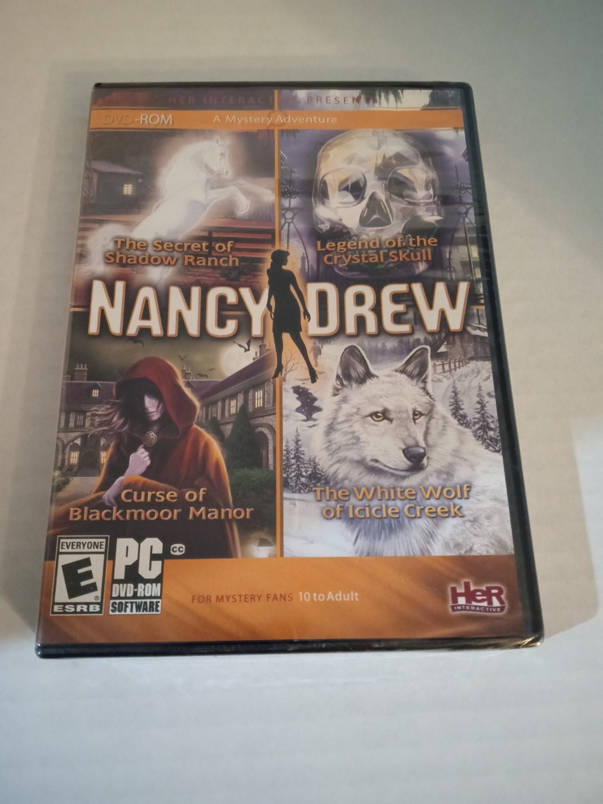 Nancy Drew 4 Pack-Secret of Shadow Ranch, Curse of Blackmoor (Windows) BRAND NEW